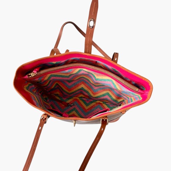 Dooney & Bourke Claremont Dover Large Tote Pebble Grain Leather Womens Satchel - Picture 16 of 16